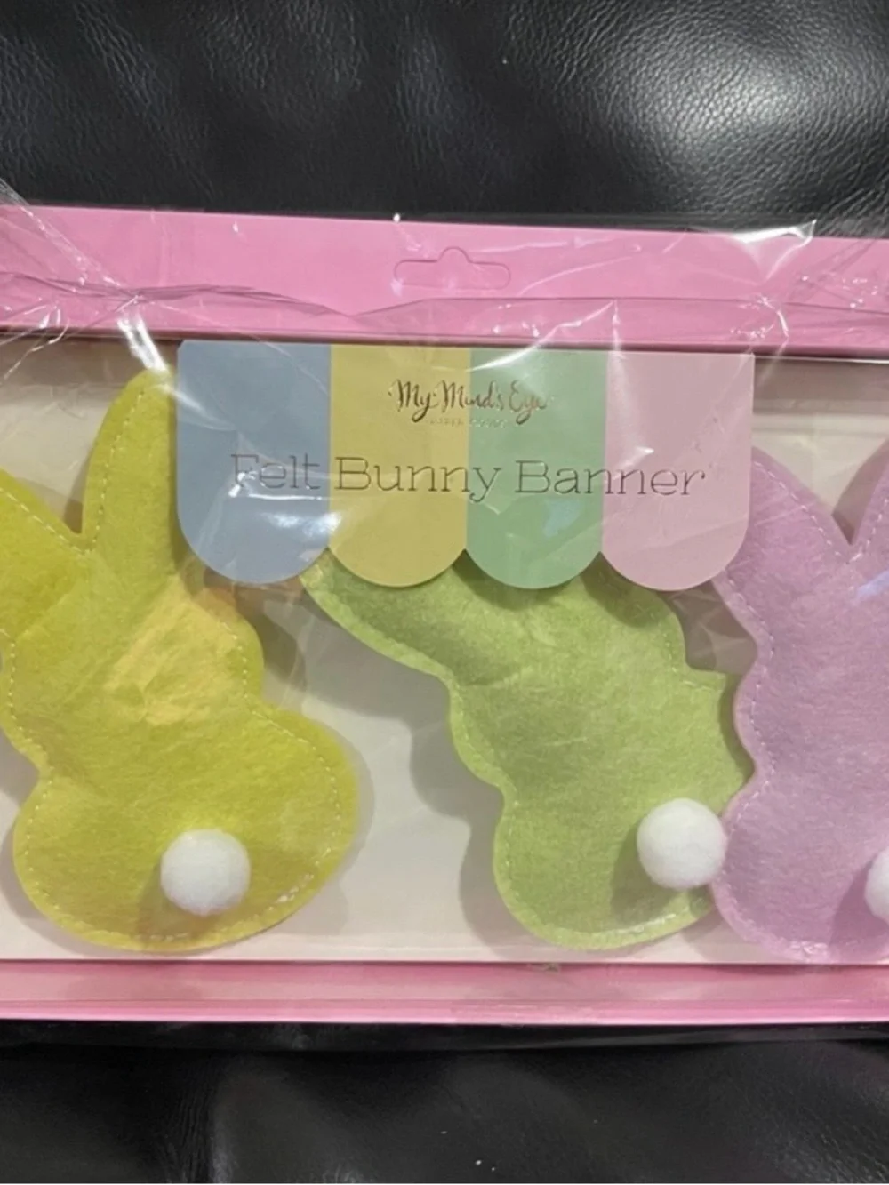 My Mind’sEye Easter Felt Bunny Banner - Easter Felt Bunnies Banner